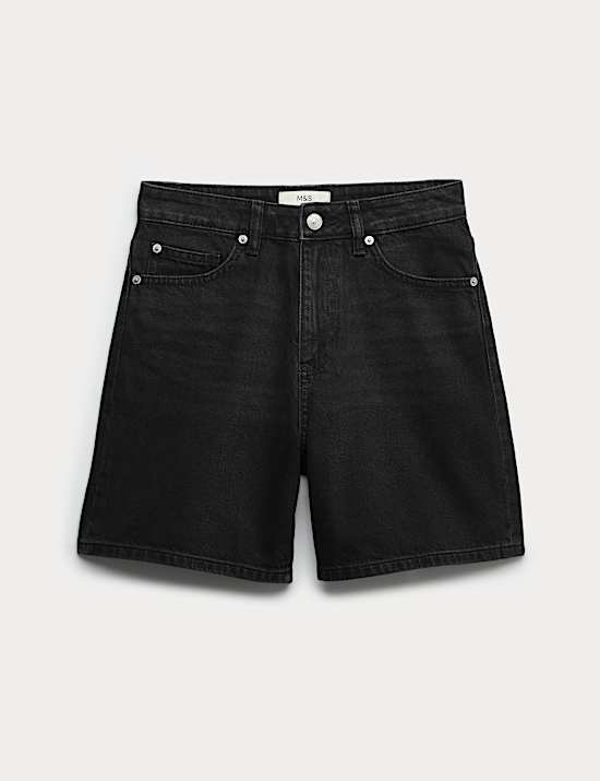 Pure Cotton Denim Classic Shorts
