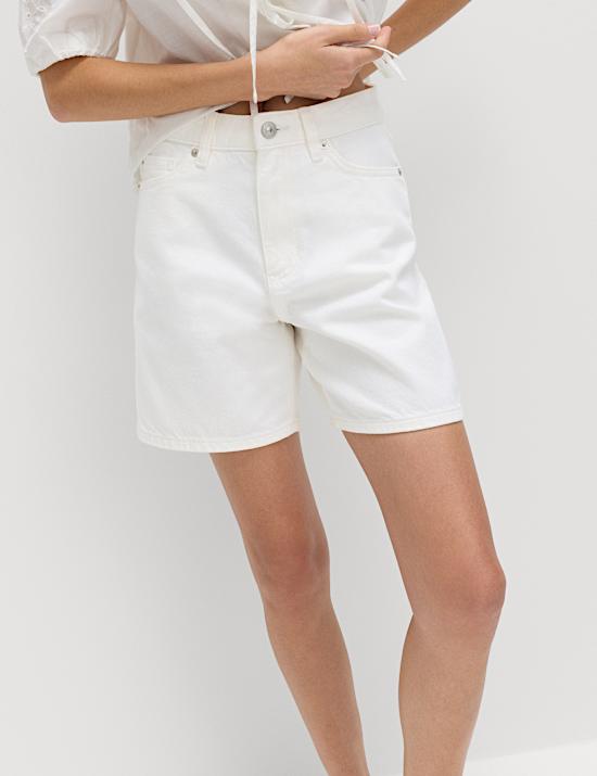 Pure Cotton Denim Classic Shorts
