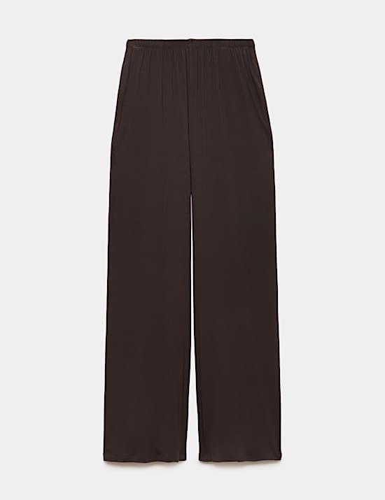 High Waisted Wide Leg Palazzo Trousers