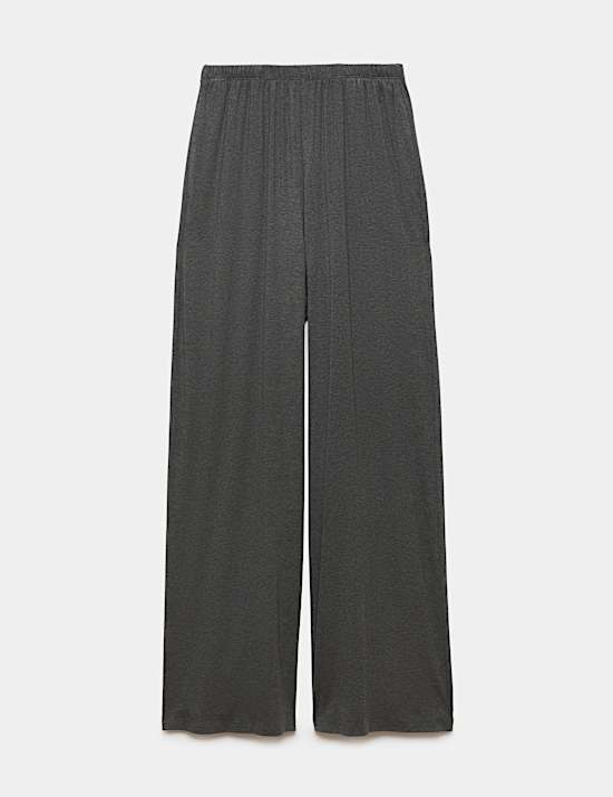 High Waisted Wide Leg Palazzo Trousers