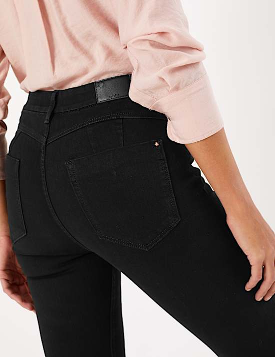 Magic Shaping High Waisted Straight Leg Jeans