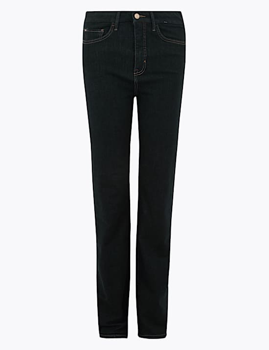Magic Shaping High Waisted Straight Leg Jeans