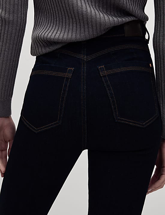 Skinny-Jeans mit Magic Shaping und hohem Bund