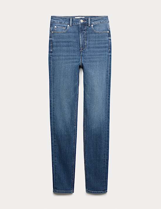 ג'ינס סקיני Magic Shaping עם מותניים גבוהים