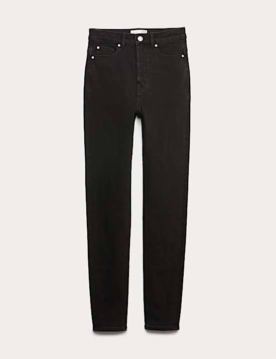 Skinny-Jeans mit Magic Shaping und hohem Bund