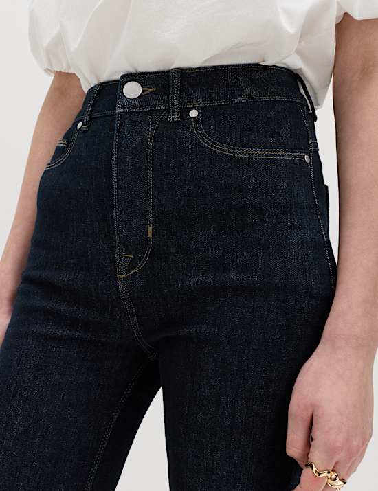 Magic Shaping High Waisted Straight Leg Jeans