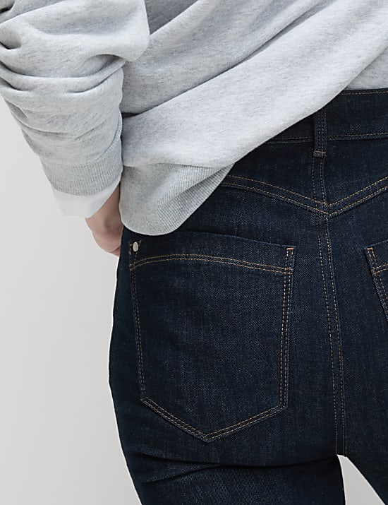 Magic Shaping High Waisted Straight Leg Jeans