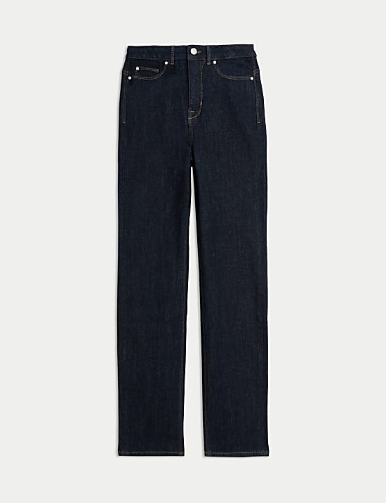 Magic Shaping High Waisted Straight Leg Jeans