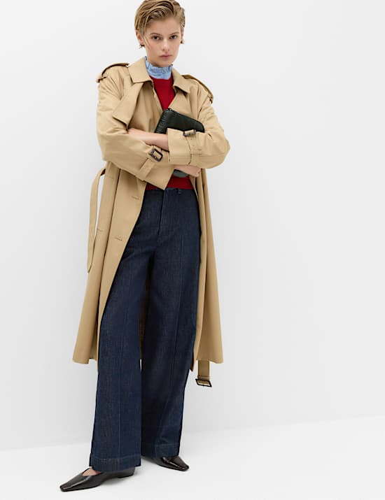 Premium High Rise Denim Trousers