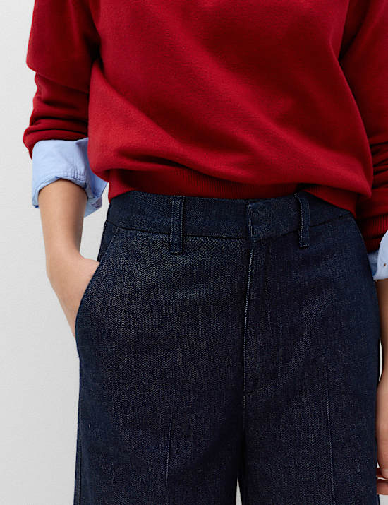 Premium High Rise Denim Trousers