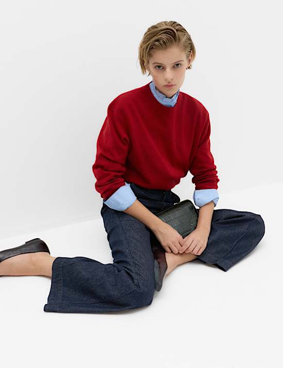 Premium High Rise Denim Trousers