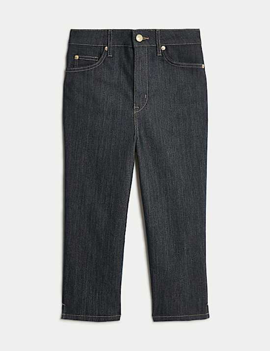 מכנסי ג'ינס קאפרי אלגנטיים