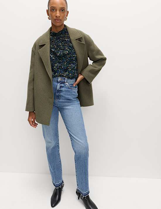 Jean Authentic coupe slim taille haute de première qualité