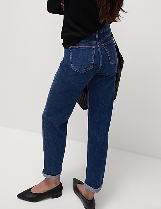 Boyfriend-jeans tot op de enkel