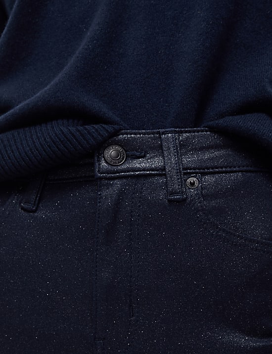 Skinny-Jeans &bdquo;Ivy&ldquo; mit hohem Bund