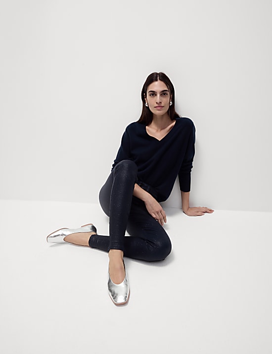 Skinny-Jeans &bdquo;Ivy&ldquo; mit hohem Bund