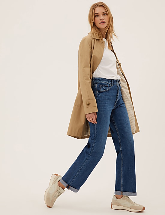 Boyfriend Jeans With Recycled Cotton