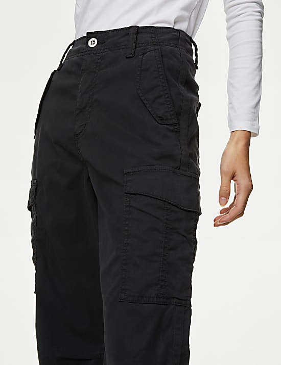 Lyocell&trade; Rich Cargo Straight Leg Trousers