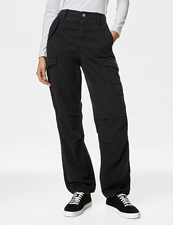 Lyocell&trade; Rich Cargo Straight Leg Trousers
