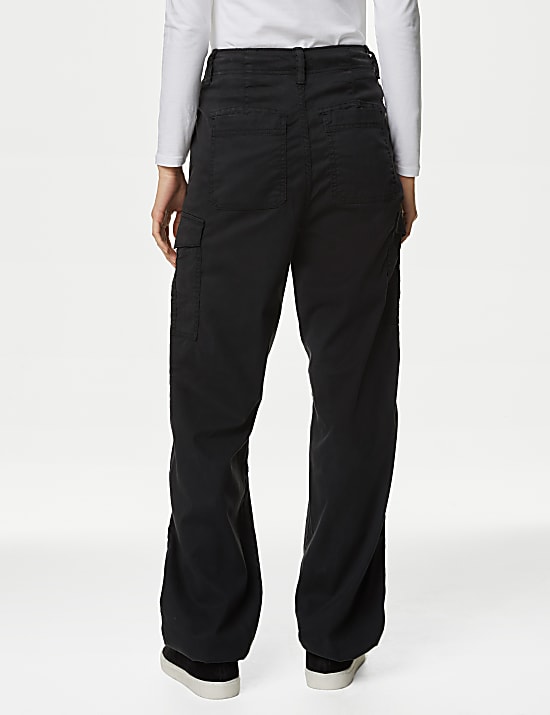 Lyocell&trade; Rich Cargo Straight Leg Trousers