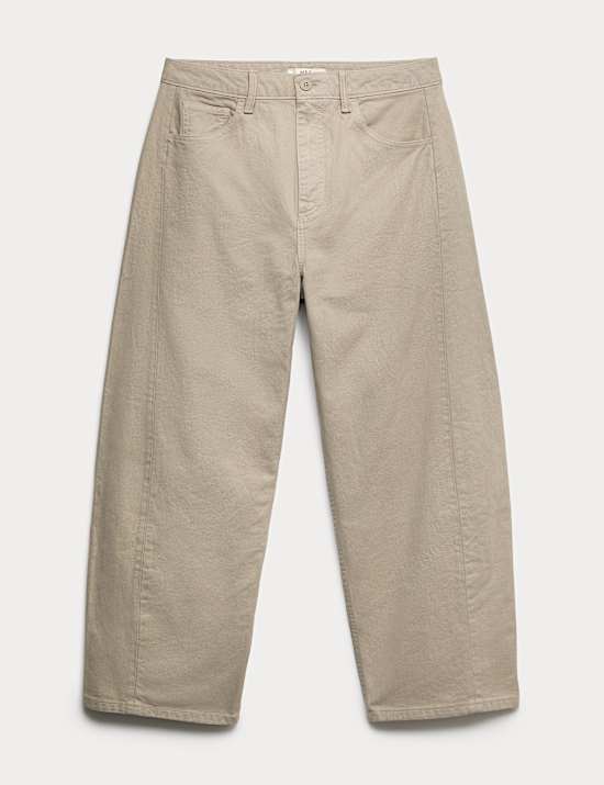 Pure Cotton Horseshoe Fit Trousers