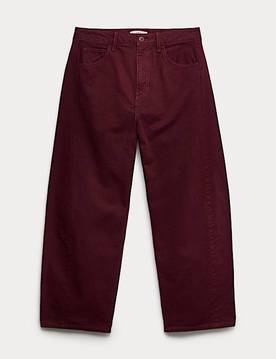 Pure Cotton Horseshoe Fit Trousers