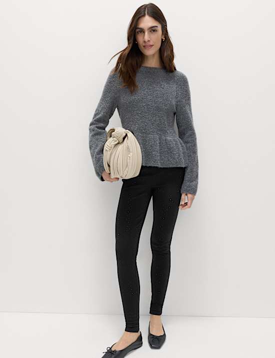 Diamante High Waisted Leggings