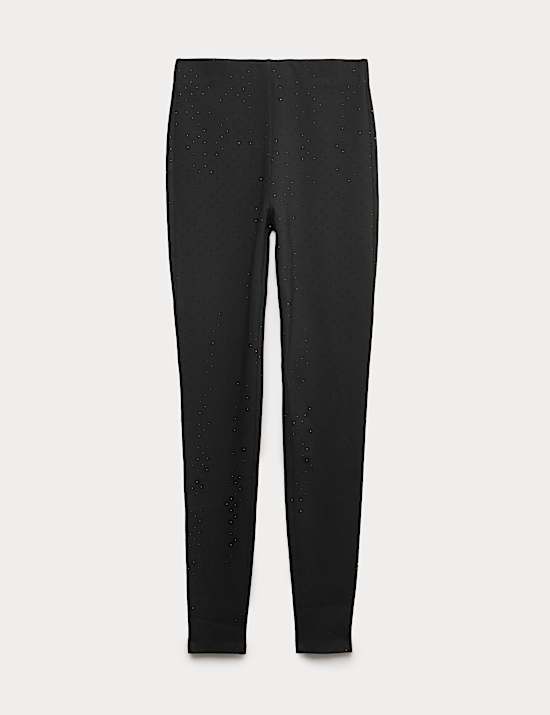 Diamante High Waisted Leggings