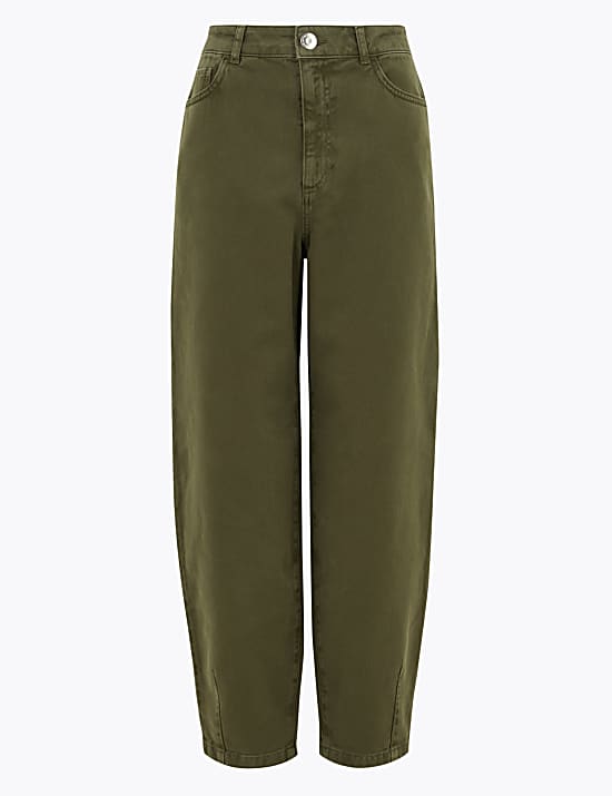 High Waisted Balloon Jeans