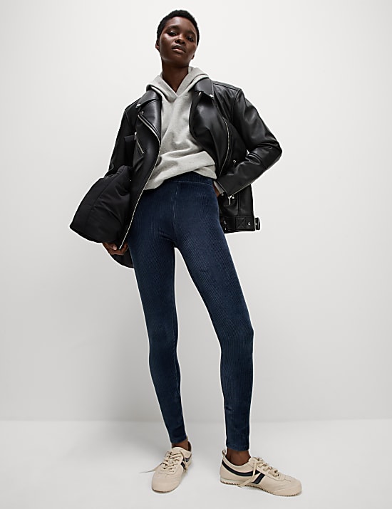 Cord High Waisted Leggings