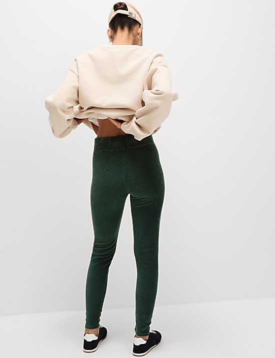 Cord High Waisted Leggings
