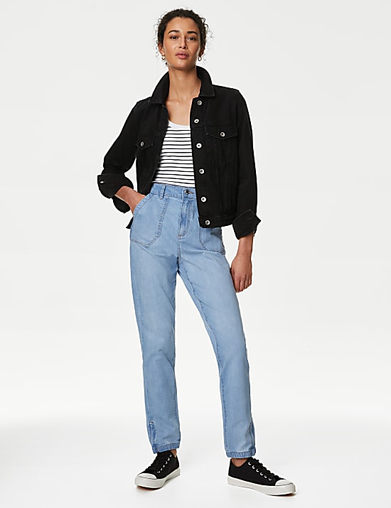 Denim Slim Fit Joggers