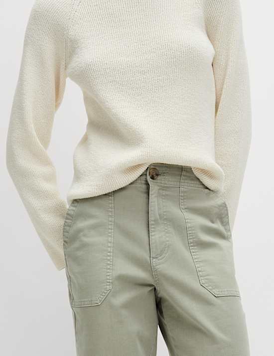 Cotton Blend Slim Fit Joggers