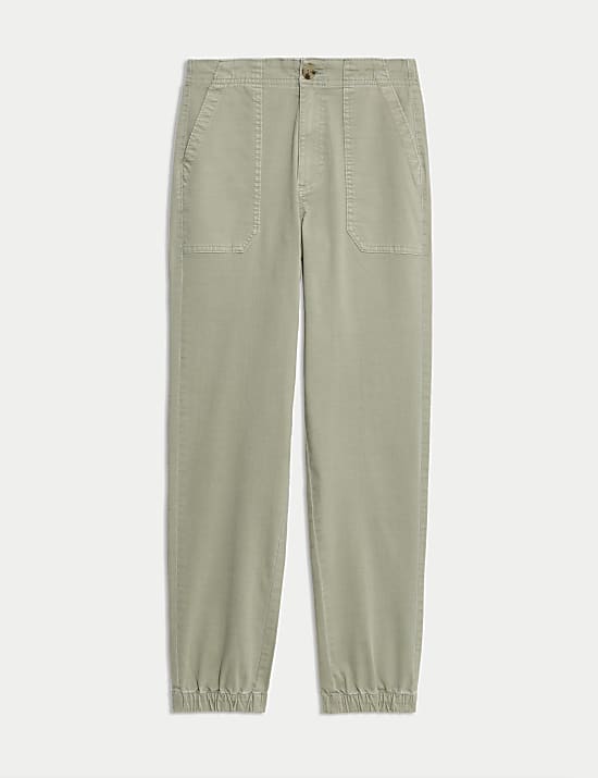 Cotton Blend Slim Fit Joggers