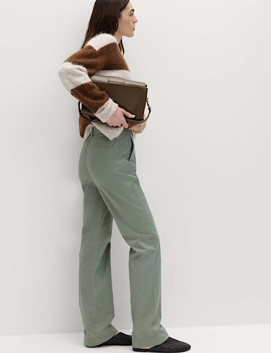 Cotton Rich Straight Leg Chinos