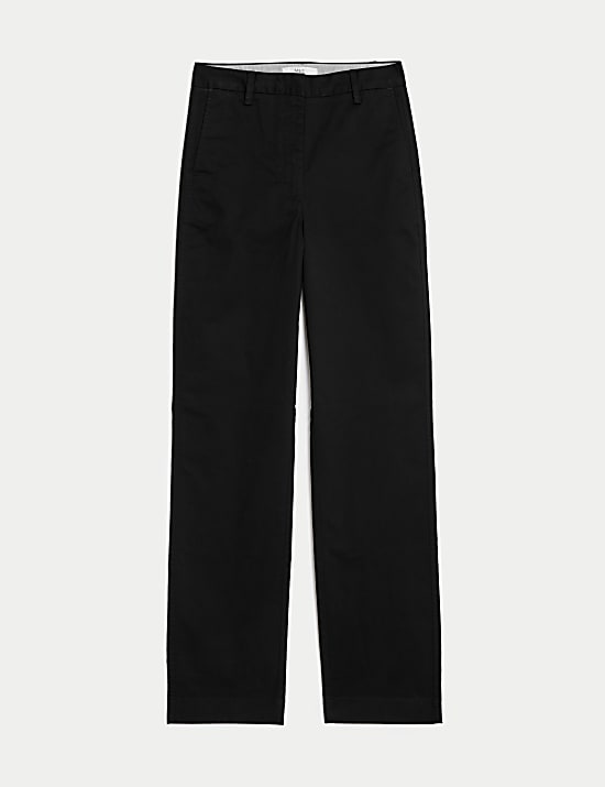 Cotton Rich Straight Leg Chinos