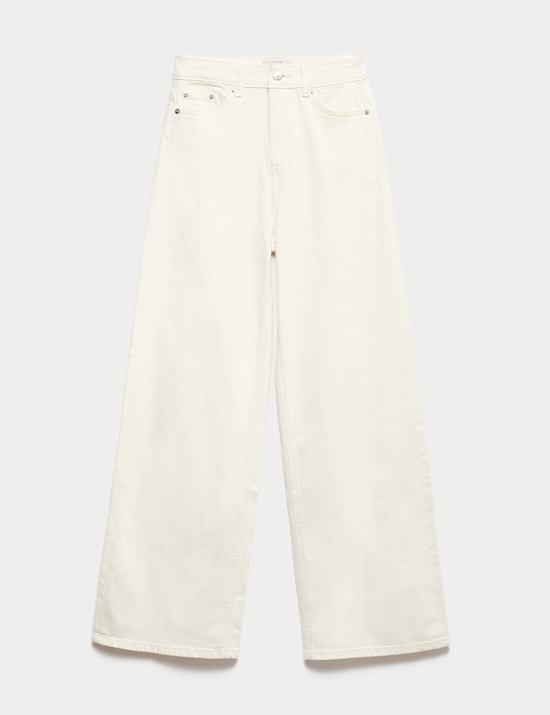 Jeans mit weitem Bein