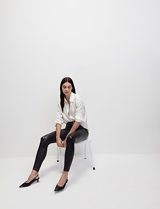 Skinny-Jeans &bdquo;Ivy&ldquo; mit hohem Bund