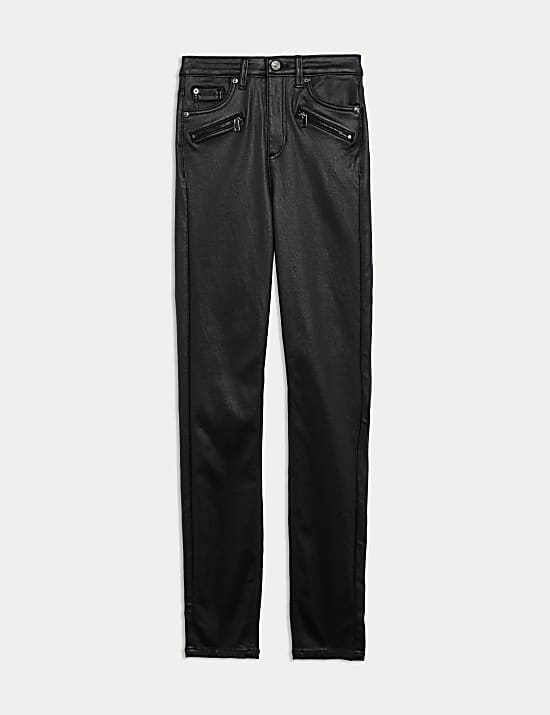 Skinny-Jeans &bdquo;Ivy&ldquo; mit hohem Bund