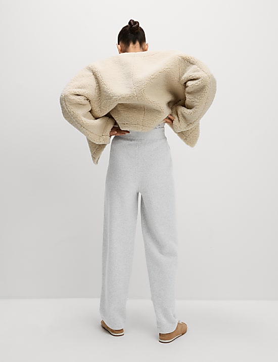 Cotton Rich Barrel Leg Ankle Grazer Joggers