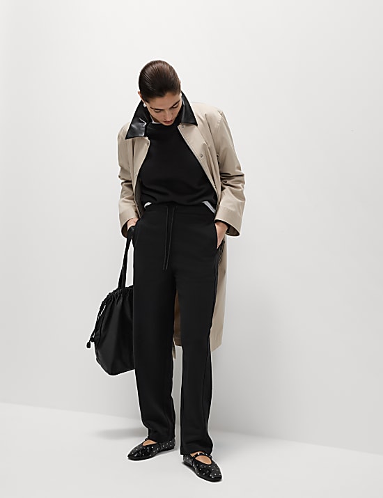 Cotton Rich Barrel Leg Ankle Grazer Joggers