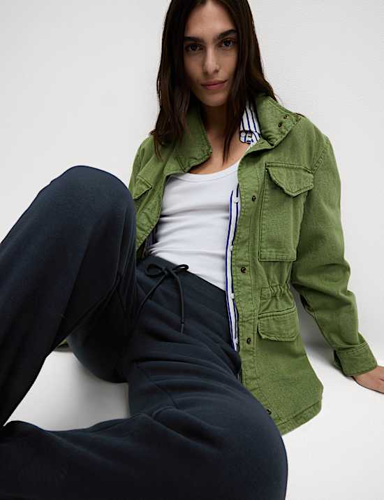 Jogginghose mit Bündchensaum, hohem Baumwollanteil und Kordelzug