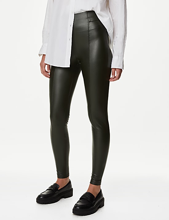 Kožen&eacute; leg&iacute;ny s&nbsp;vysok&yacute;m pasem