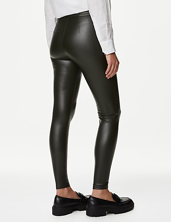 Kožen&eacute; leg&iacute;ny s&nbsp;vysok&yacute;m pasem