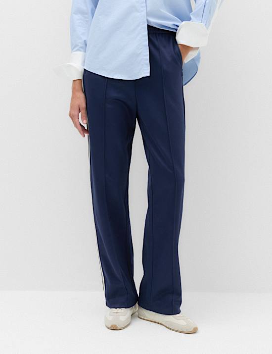 Side Stripe Straight Leg Joggers