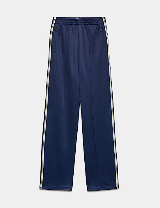Side Stripe Straight Leg Joggers