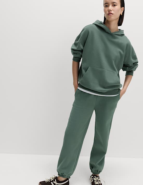 Jogginghose mit Bündchensaum und hohem Baumwollanteil