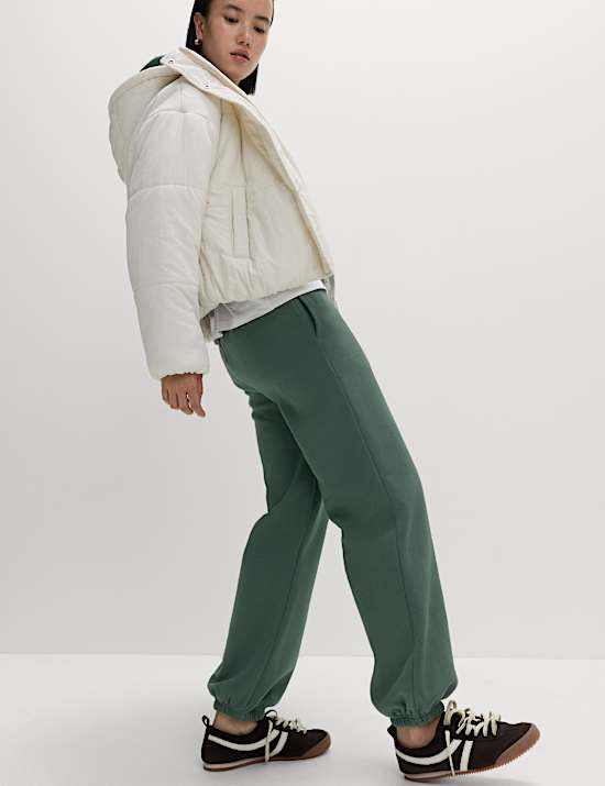 Jogginghose mit Bündchensaum und hohem Baumwollanteil