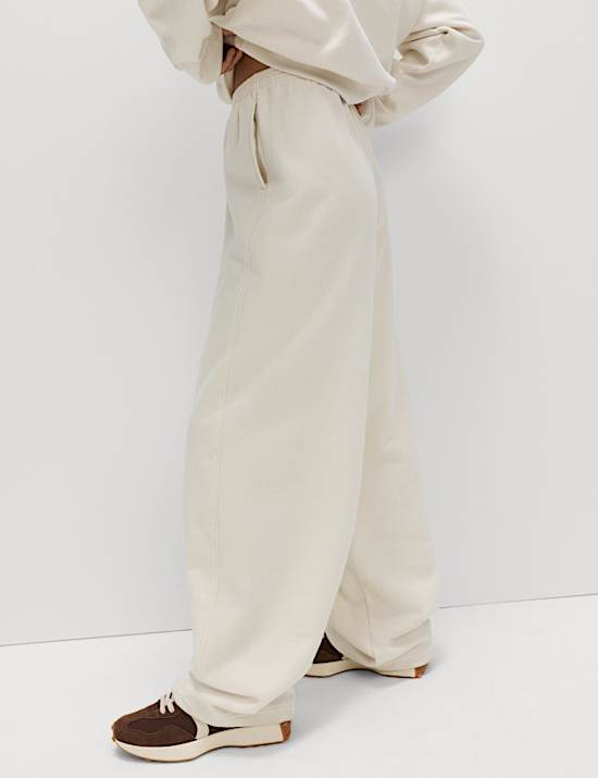 Pure Cotton Slouchy Relaxed Joggers