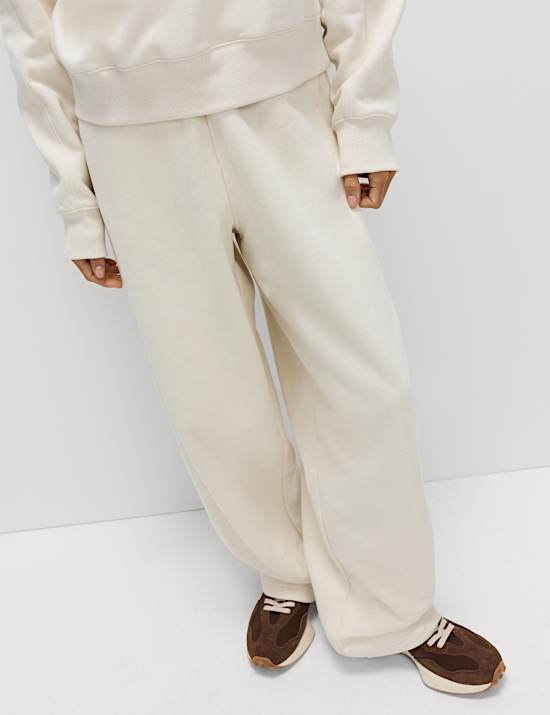 Pure Cotton Slouchy Relaxed Joggers